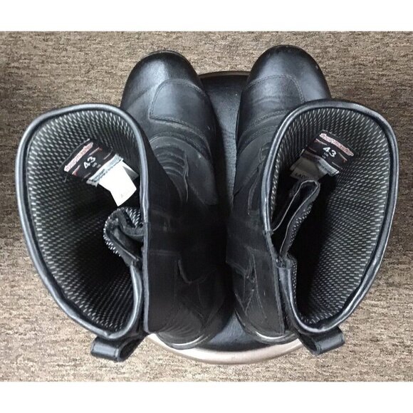 Tourmaster Hipora Motorcycle Boots Woman’s Black  SZ 43 Waterproof Boot